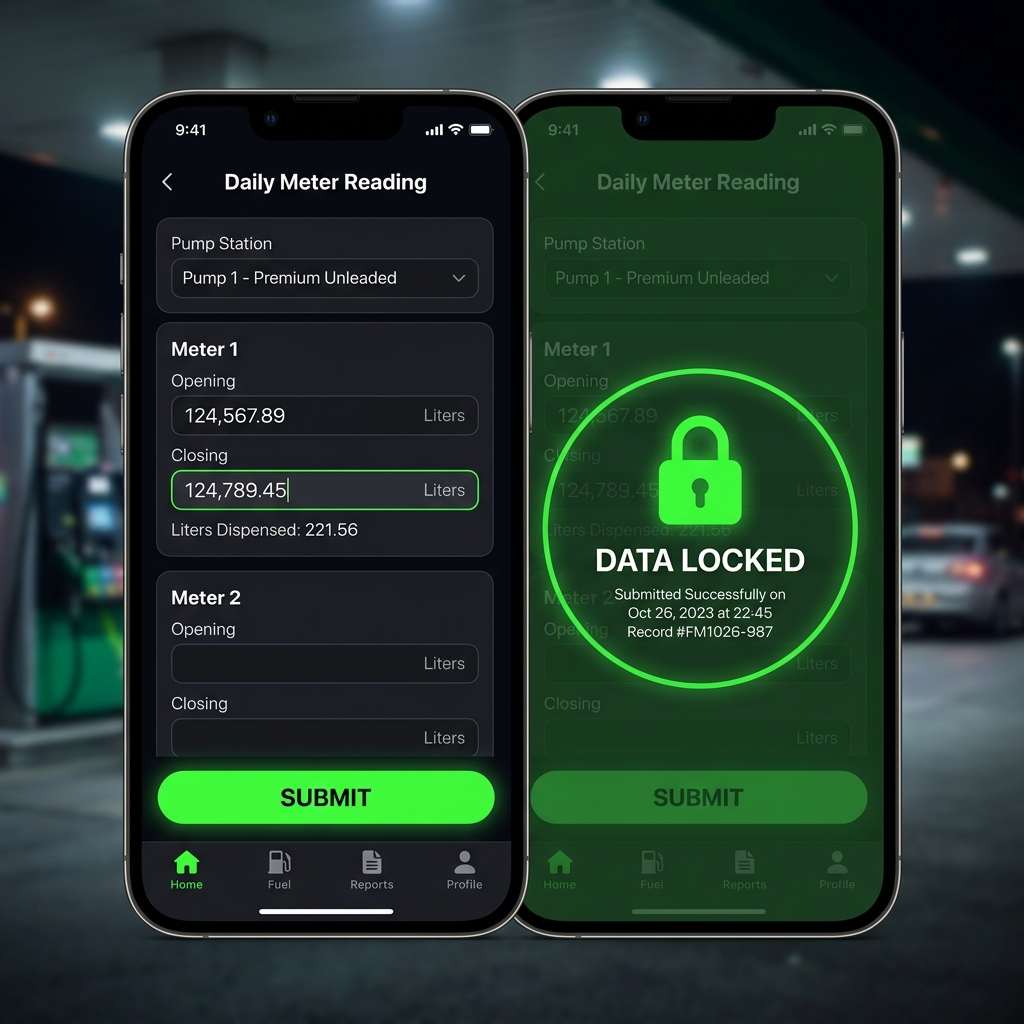 Data Locked UI Mockup