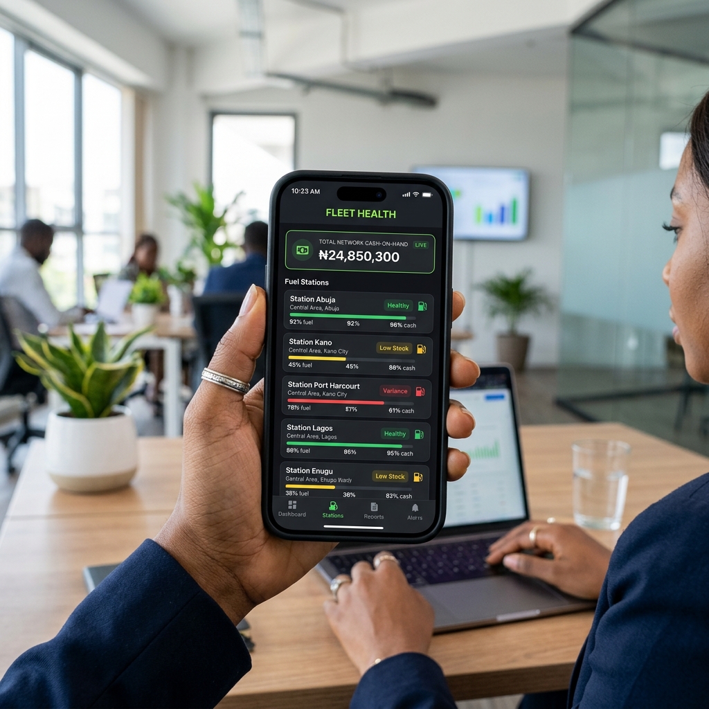 Fleet Health Dashboard Mobile UI